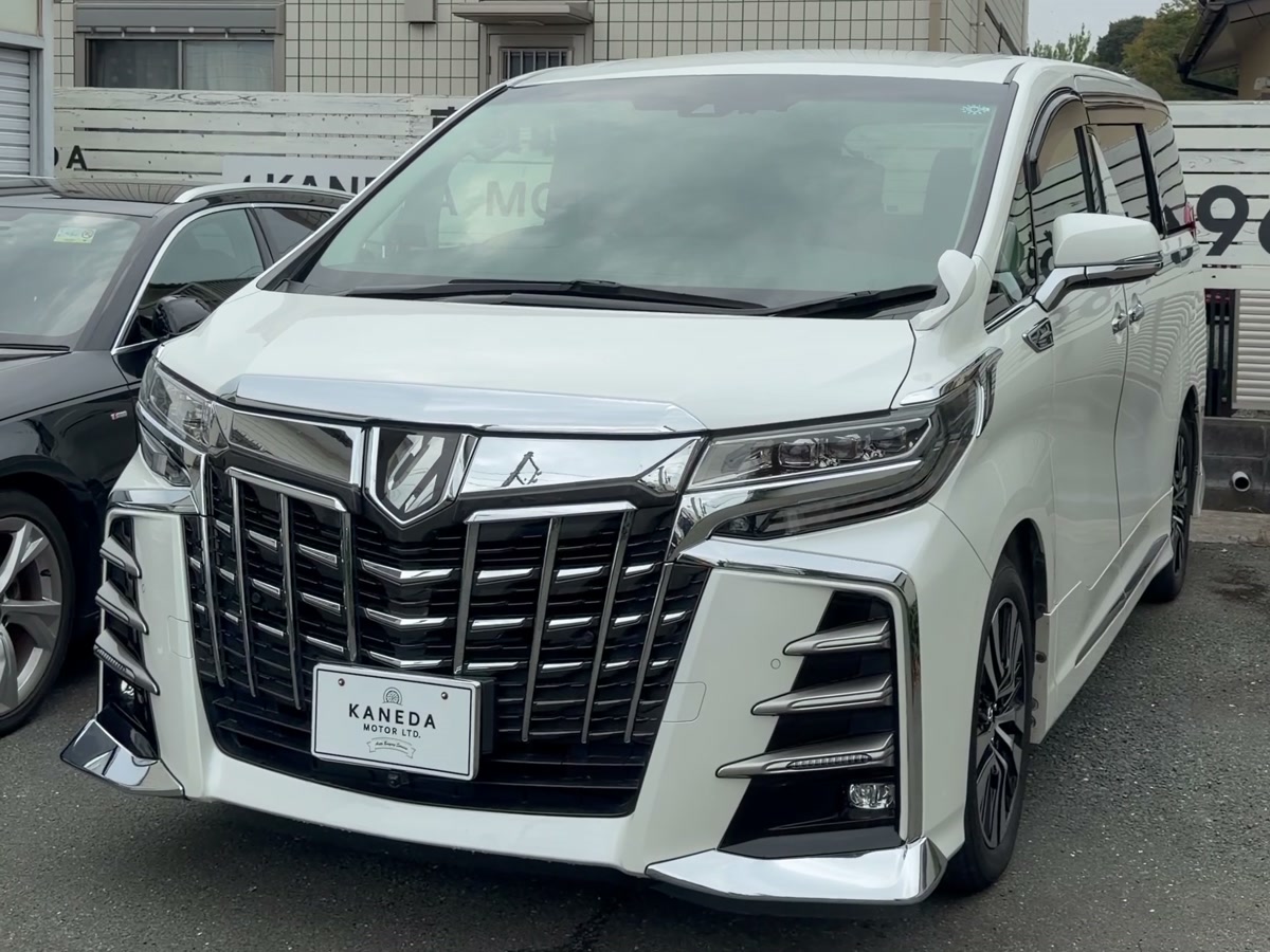 【買取実績】トヨタ アルファード 3.5SC(平成30年式・走行8.4万km)を買取しました|浜松市のKANEDA MOTOR
